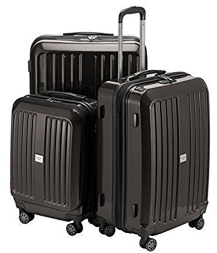 HAUPTSTADTKOFFER - X-Berg - 3er Koffer-Set Koffer Trolley Hartschalenkoffer, TSA (S, M, L ), Graphit von Hauptstadtkoffer