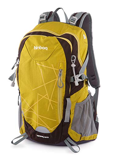 Hauptstadtkoffer - Leichter Wanderrucksack, Sportrucksack mit Regenschutz, Fahrradrucksack Tagesrucksack für Camping, Rucksack mit Hüftgurt, Unisex 20 Liter, Inka Gold von Hauptstadtkoffer