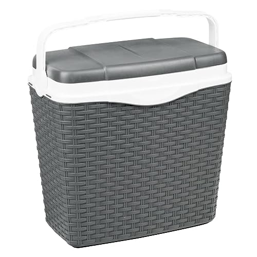 HI 66409 Kühlbox 24 Liter in Rattan-Optik anthrazit HI 66409 Kühlbox 24 Liter in Rattan-Optik anthrazit von Haushalt International