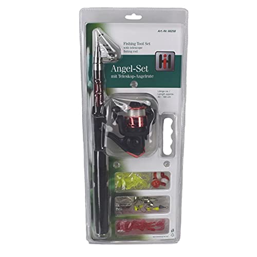 Haushalt International Angel-Set Anglerset Teleskopangel Set 70 Teile Angelausrüstung Angelzubehör Angler Haushalt International Angel-Set Anglerset Teleskopangel Set 70 Teile Angelausrüstung Angelzubehör Angler von Haushalt International