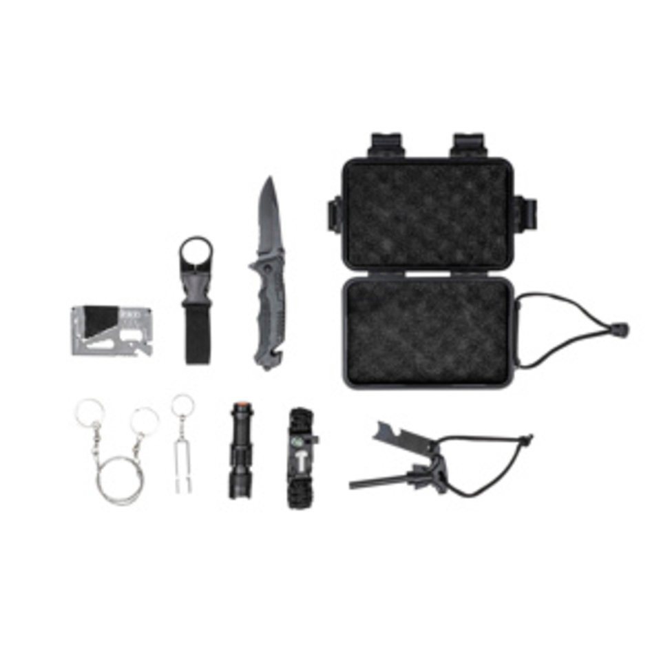 Haushalt International Survival Knife Survival-Set 9 teilig mit vielen nützlichen Funktionen, (1 St) von Haushalt International