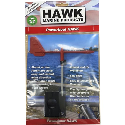 Hawk Marine Motorboot Hawk Windanzeige, rot, Standard von Hawk Marine