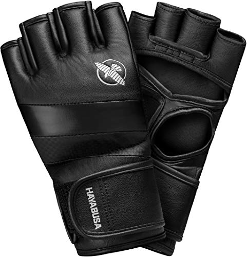 Hayabusa T3 4oz MMA Handschuhe. Ideal für Kampf, Sparring oder Schlag - Schwarz, Größe M von Hayabusa