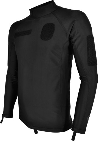 Hazard 4 Combat Seal(Tm) Fleece Lycra Rashguard - Black (Small) von Hazard 4