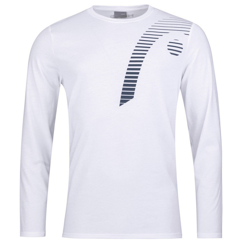 Head Racket Club 21 Cliff Long Sleeve T-shirt Weiß S Mann von Head Racket