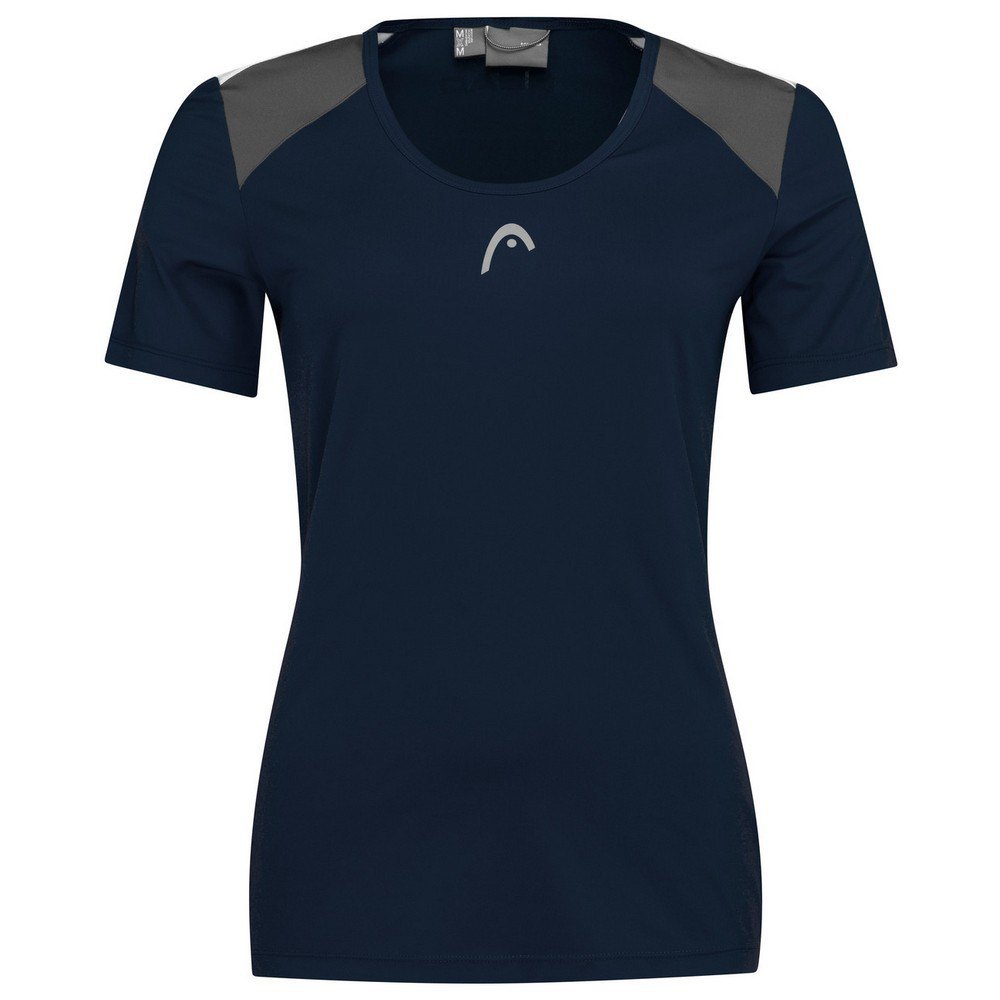 Head Racket Club 22 Short Sleeve T-shirt Blau L Frau von Head Racket