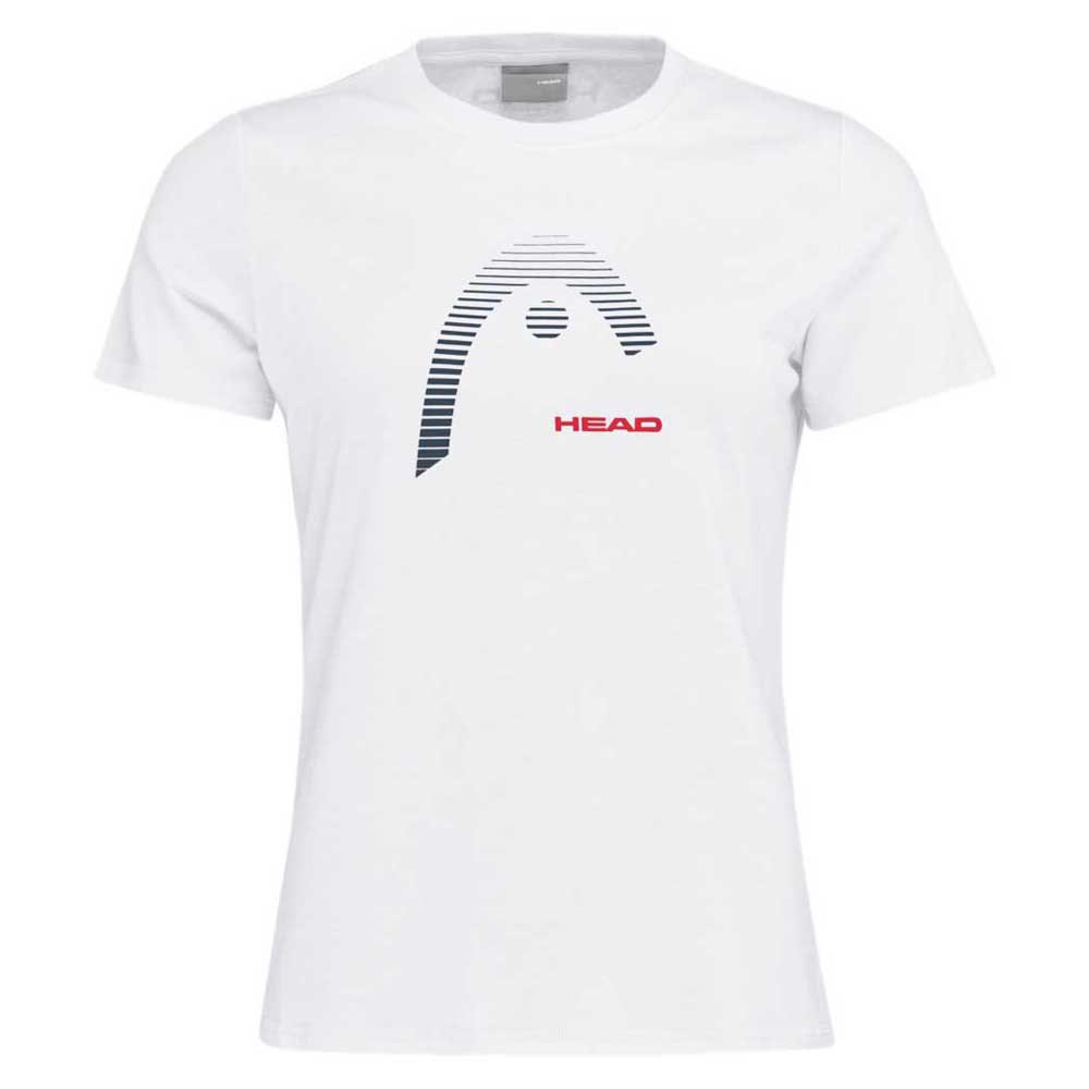 Head Racket Club Lara Short Sleeve T-shirt Weiß S Frau von Head Racket