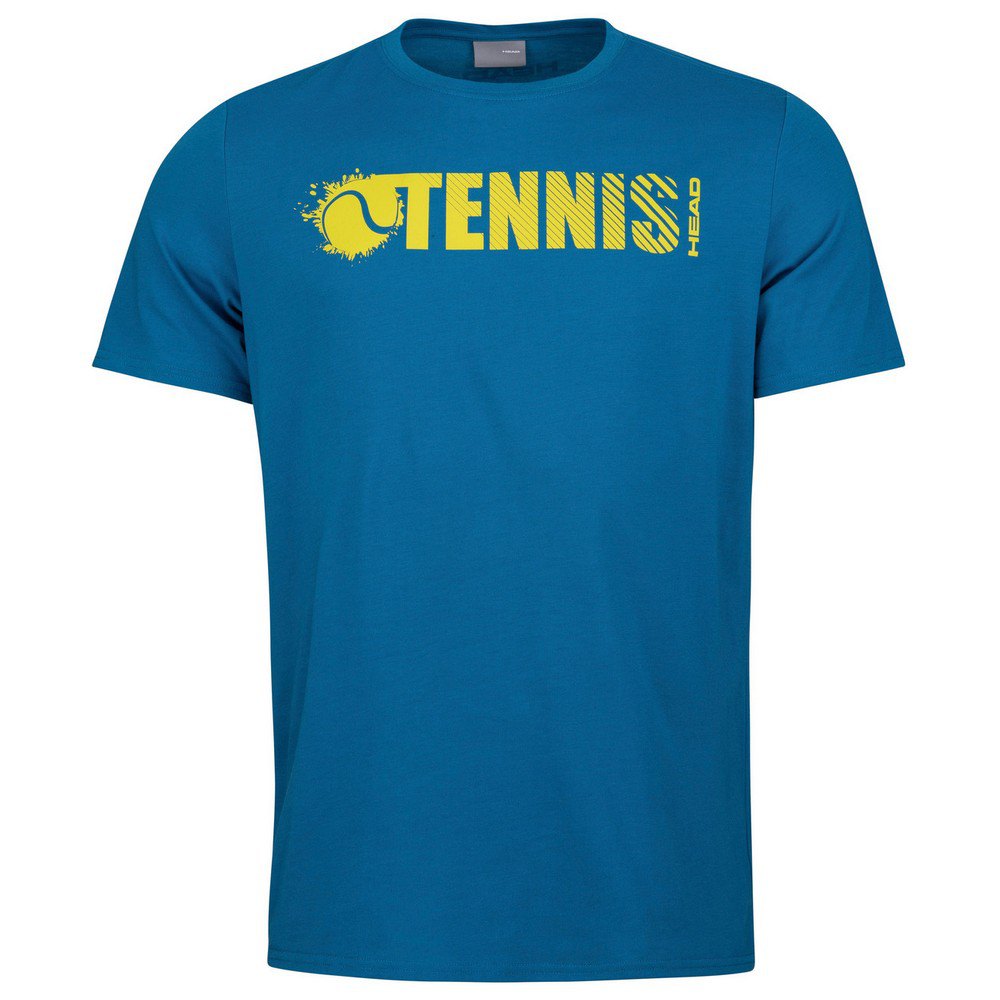 Head Racket Font Short Sleeve T-shirt Blau XL Mann von Head Racket