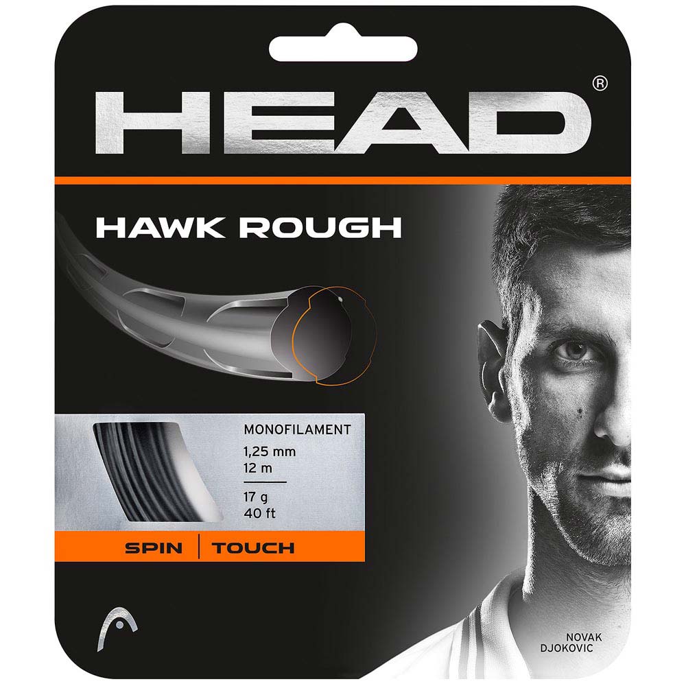 Head Racket Hawk Rough 12 M Tennis Single String Schwarz 1.25 mm von Head Racket