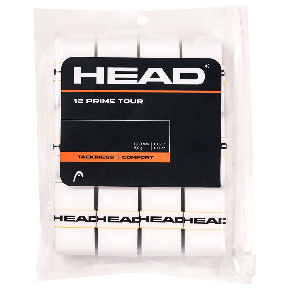 Head Racket Prime Tour Tennis Overgrip 12 Units Weiß von Head Racket