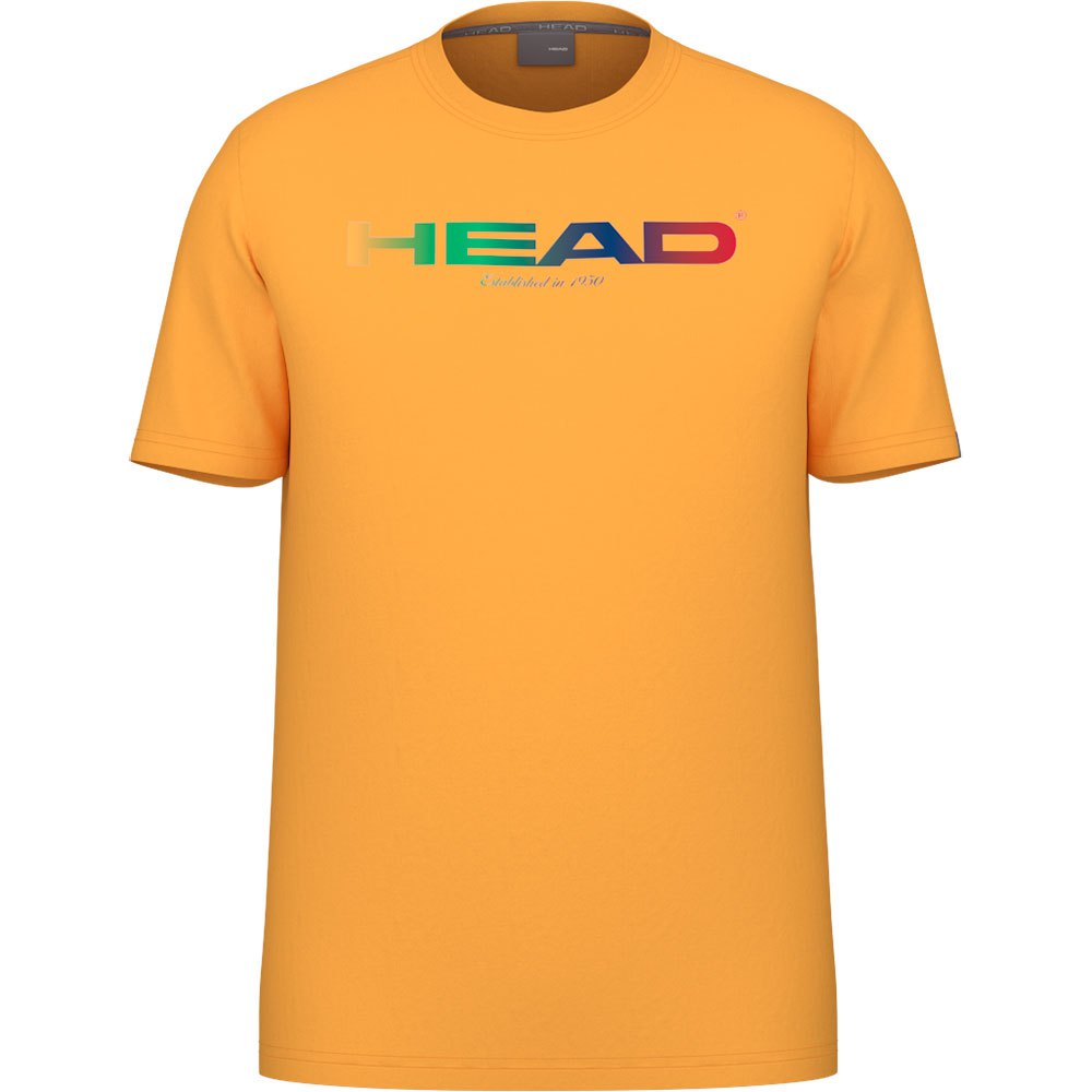 Head Racket Rainbow Short Sleeve T-shirt Orange 2XL Mann von Head Racket