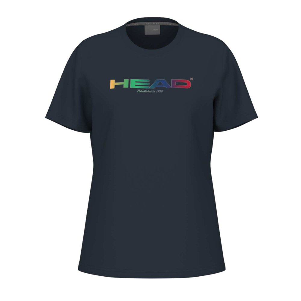Head Racket Rainbow Short Sleeve T-shirt Blau XS Frau von Head Racket