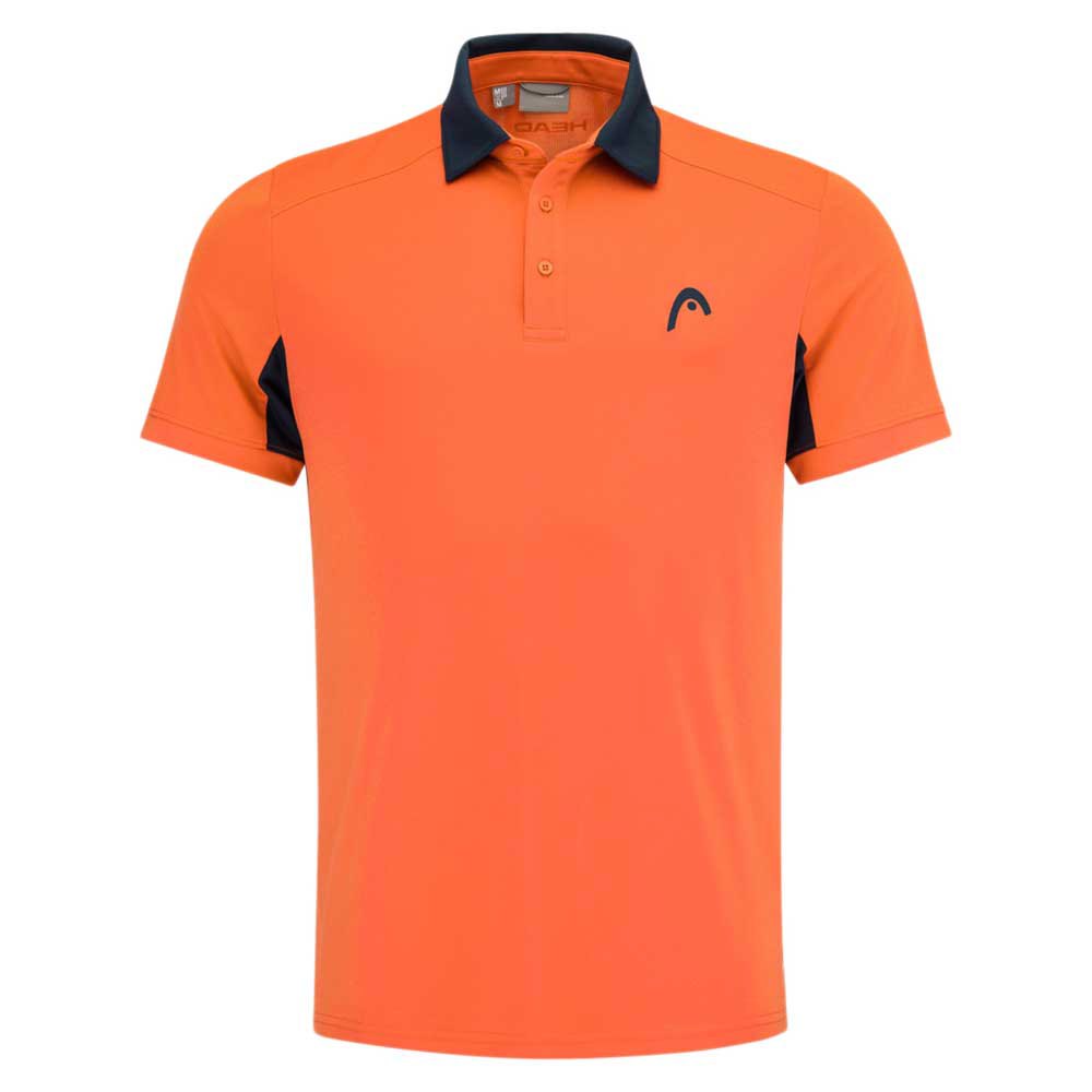 Head Racket Slice Short Sleeve Polo Orange XL Mann von Head Racket