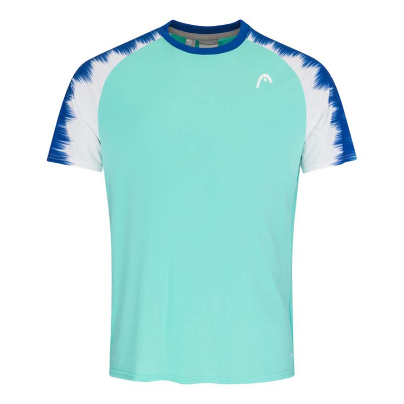 Head Racket Topspin Short Sleeve T-shirt Grün,Blau S Mann von Head Racket