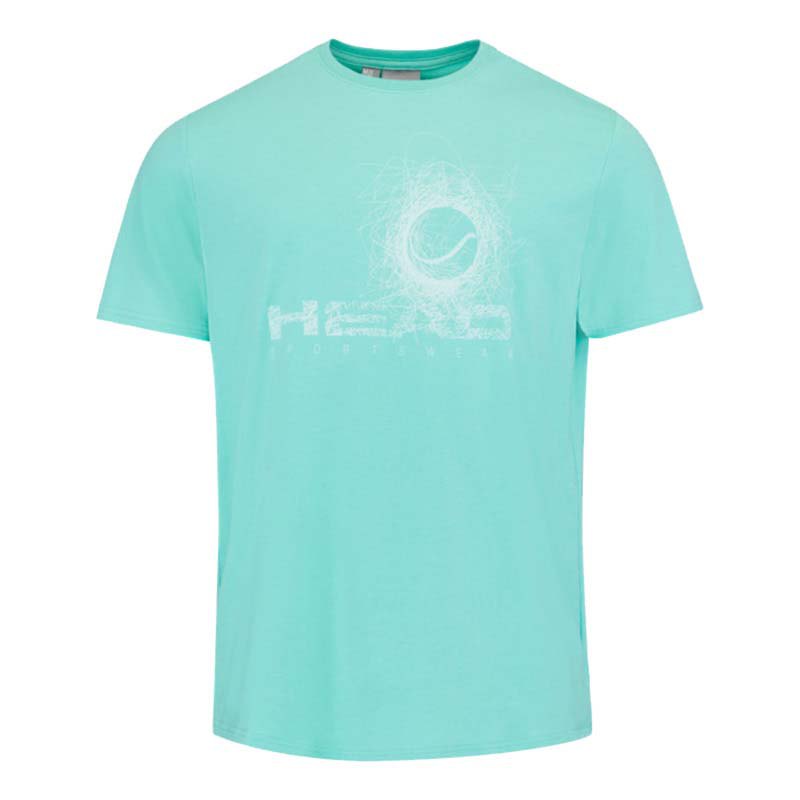 Head Racket Vision Short Sleeve T-shirt Grün S Mann von Head Racket