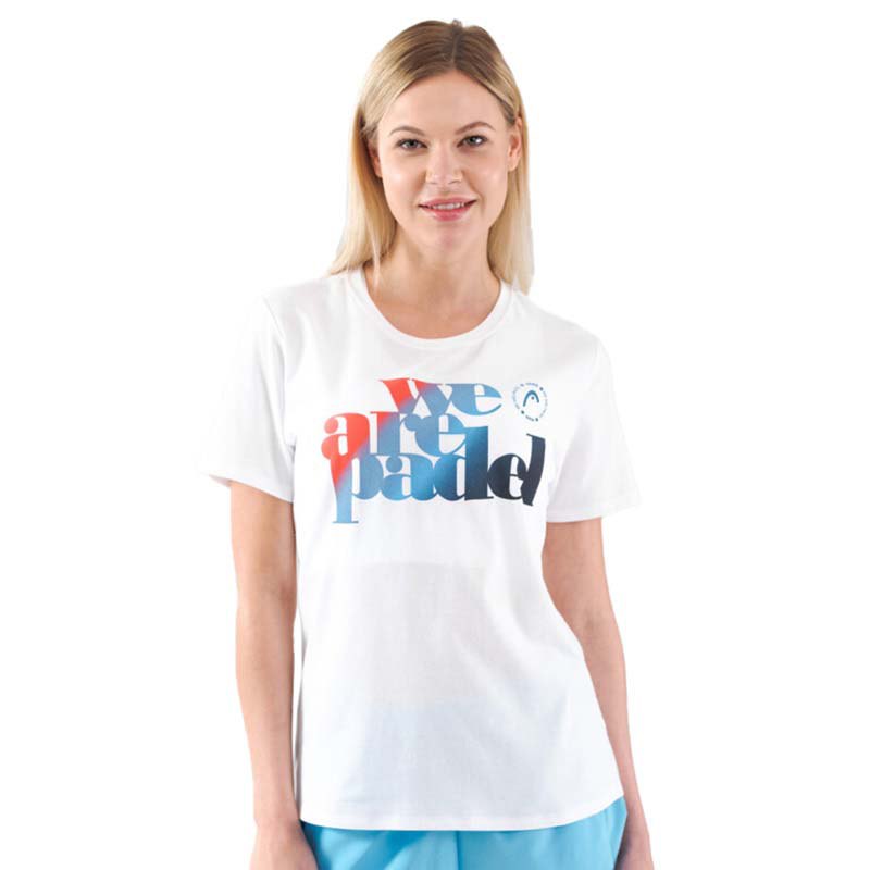 Head Racket We Are Padel Ii Short Sleeve T-shirt Weiß XL Frau von Head Racket