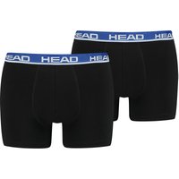 2er Pack HEAD Basic Boxershorts Herren black/blue L von Head