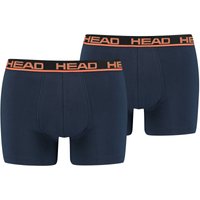 2er Pack HEAD Basic Boxershorts Herren blue/orange S von Head