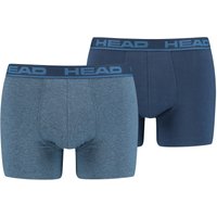 2er Pack HEAD Basic Boxershorts Herren blue heaven M von Head