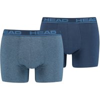 2er Pack HEAD Basic Boxershorts Herren blue heaven XL von Head