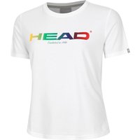 HEAD Rainbow T-Shirt Damen in weiß, Größe: L von Head