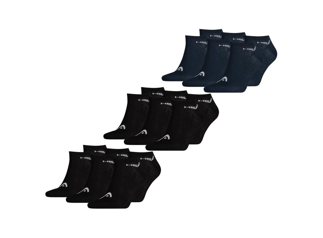 Head Sneakersocken SNEAKER UNISEX - 9er Pack (9-Paar) mit flacher Zehenart von Head