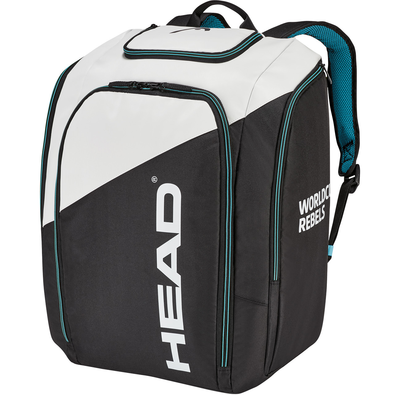 Head Rebels Racing Backpack S 60L blk/wht/speed blue von Head