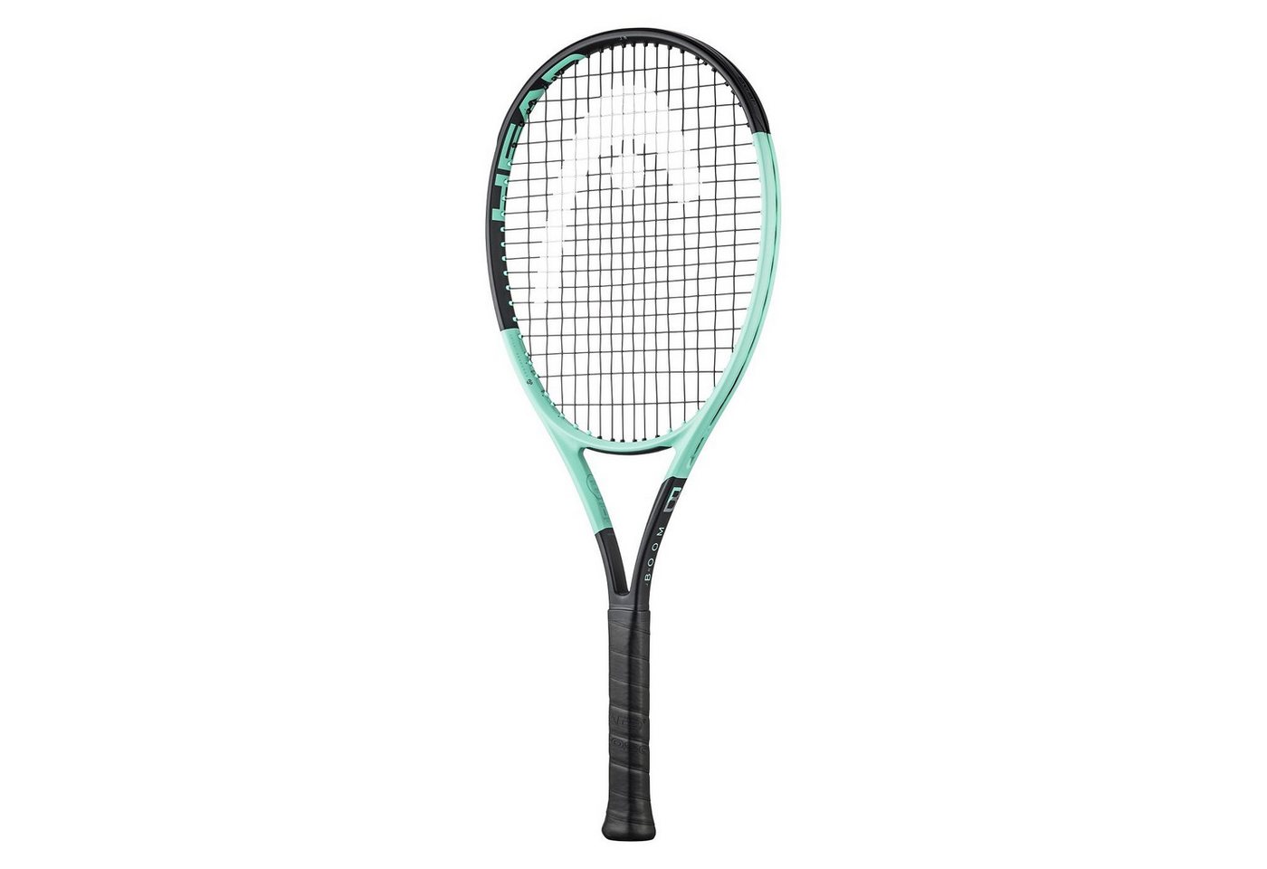 Head Tennisschläger Boom 26in/245g (11-14 Jahre) 2024 schwarz/türkis - besaitet - von Head