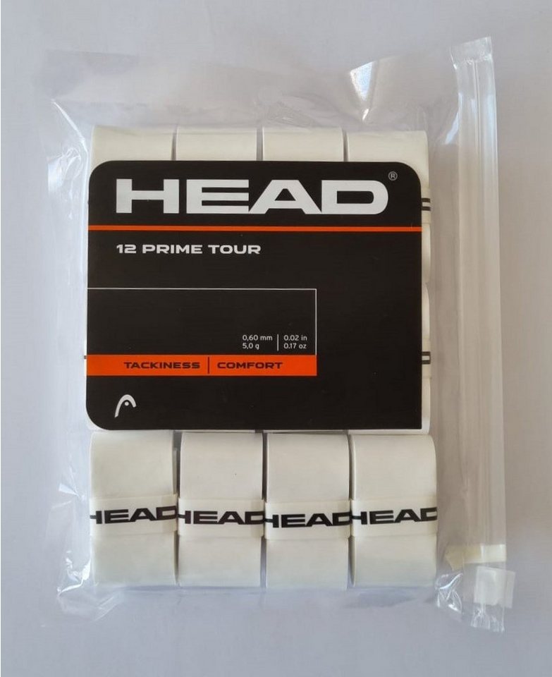 Head Tennisschläger Tennisgriffband HEAD 12 Griffbänder Prime Tour 12 pcs Pack (Overgrip) von Head