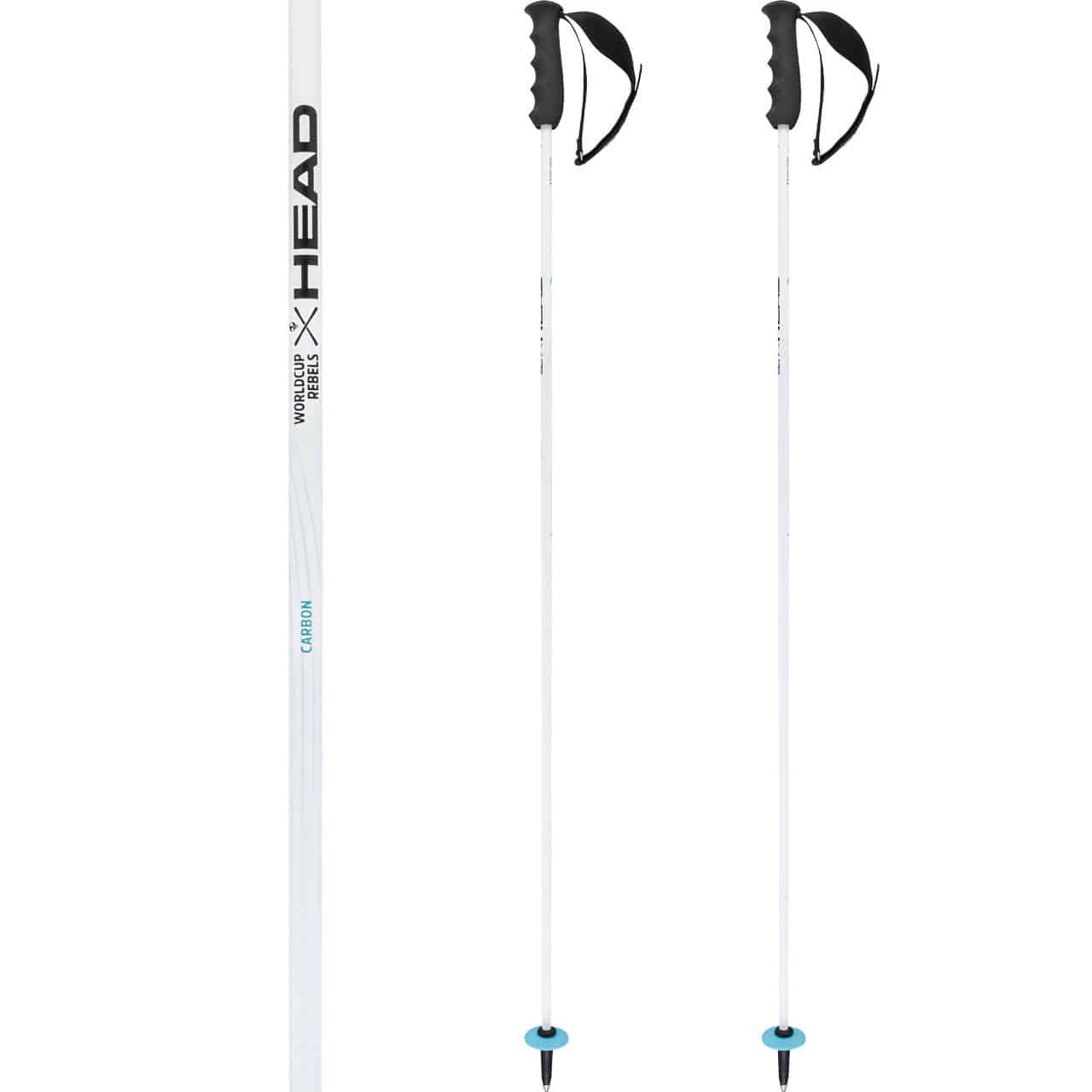 Head Worldcup Rebels Carbon wht/blk/speed blue Stöcke von Head