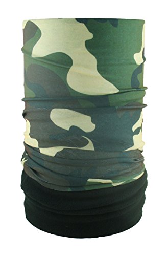 HeadLOOP Polar EXTRA LANG Camouflage Fleece + Schlauchtuch Multifunktionstuch Schal Halstuch Kopftuch Microfaser von HeadLOOP