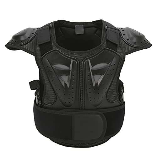 Motorrad-Reitpanzer-Weste, Bequemer Fahrrad-/Radsport-Brust-Rückenschutz für Kinder, Kinder-Motorrad-Rüstung (L) von Headerbs