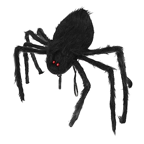 Healeved 2 Stück Halloween Rucksack Schwarze Riesenspinne mit Doppel Schulterriemen für Kostümparty und Gruselige Verkleidung von Healeved