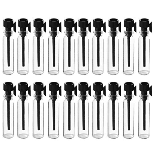 Healifty 100 Stück Aromatherapie-Parfüm-Flaschen, für Damen und Herren, Schwarz, 4,5 x 0,8 cm, Schwarz, 4,5 x 0,8 cm, Schwarz, 4.5X0.8cm von Healifty
