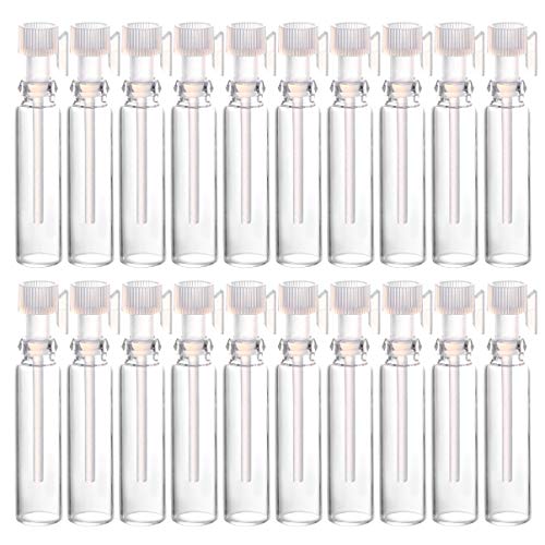 100 Stück Flaschen Aromatherapie Duft Parfüm Tester Flaschen für Frauen Männer Parfüm Transparent Tropfer von Healifty