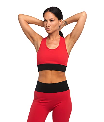 HEART and SOUL Top Sportivo Donna - BRB Bright Red/Black von HEART and SOUL