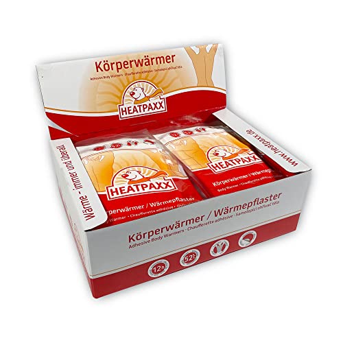 HeatPaxx Körperwärmer | 40 Wärmepflaster | EXTRA WARM | Dünnes und leichtes Wärmepflaster für Bauch und Rücken | punktgenaue Wohlfühlwärme | Bodywärmer – Rückenwärmer von HeatPaxx