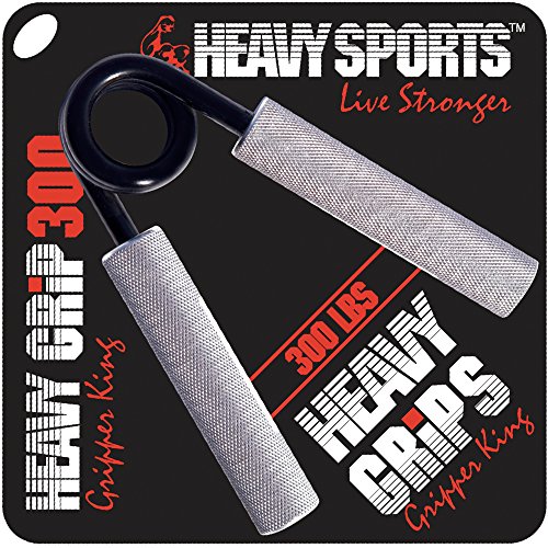Heavy Grips – 136 kg Widerstand – Gripper King – Handtrainer – Handtrainer – Handgreifer für Anfänger bis Profis von Heavy Sports