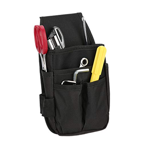 Heayzoki Robuste und kompakte Werkzeug-Taillentasche für Elektriker mit Mehreren Taschen, professioneller Mehrzweck-Werkzeugtasche, Werkzeughalter-Taschenbefestigung für den Werkzeuggürtel von Heayzoki
