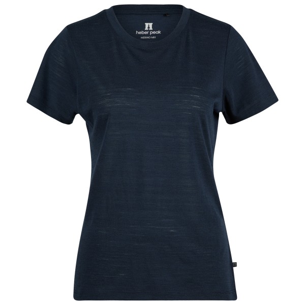 Heber Peak - Women's MerinoMix150 PineconeHe. T-Shirt - Merinoshirt Gr 36 blau von Heber Peak
