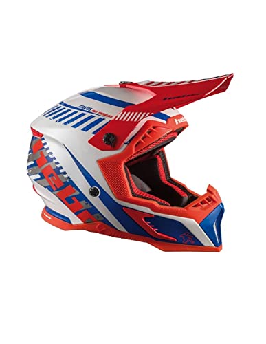 Hebo MX Stratos Enduro Helm für Erwachsene Unisex, Weiß, XS von Hebo