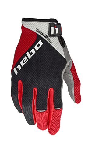 Motorradhandschuhe Trial Modell Toni BOU (M, Schwarz) von Hebo