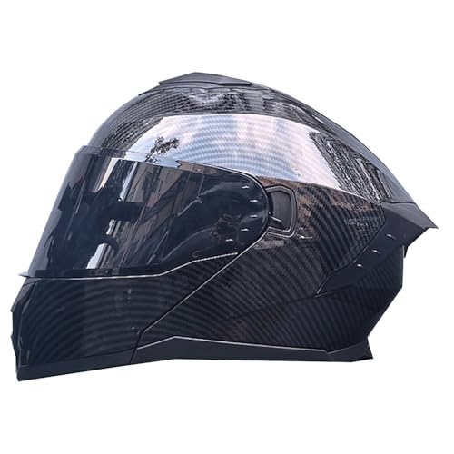 Modularer Motorradhelm Mit Doppelvisier Klapphelm Flip Up Helm Motorradhelm Flip Vollvisierhelm ECEDOT Geprfter Modulare Integralhelm Motorrad Helm Frauen Männer Rollerhelm A-8,L:59-60CM von Hejunlian