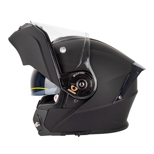 Motorradhelm Klapphelm Doppelvisier Modularer Helm ECE/DOT Zertifiziert Integralhelm Vollvisierhelm Motocross Scooter Sturzhelm Roller Helm für Erwachsene Damen Herren 10,4XL von Hejunlian