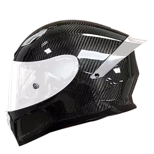 Retro Integralhelm Motorradhelm Mit DOTECE-Zugelassener Roller Vollvisierhelm Schützende Integralhelme Für Erwachsene Frauen Männer Retro Motocrosshelme Crash Touring Helm J,M:57-58CM von Hejunlian