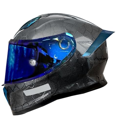 Retro Integralhelm Motorradhelm Mit DOTECE-Zugelassener Roller Vollvisierhelm Schützende Integralhelme Für Erwachsene Frauen Männer Retro Motocrosshelme Crash Touring Helm N,M:57-58CM von Hejunlian