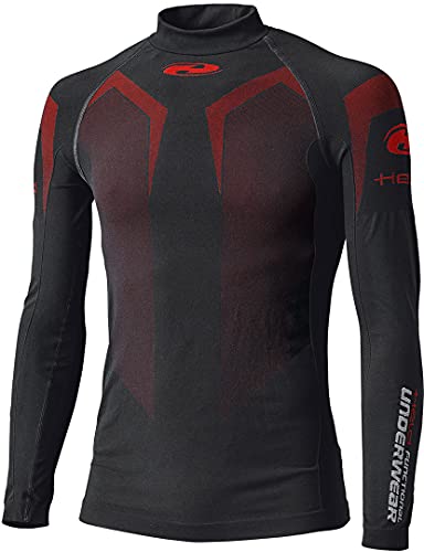 Held 3D Skin Warm Top (Black/Red,XL) von Held