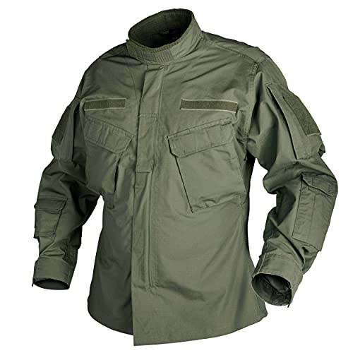 Helikon-Tex Boys CPU Jacke Shirt-Polycotton Ripstop-Olive Green, grün, M von Helikon-Tex