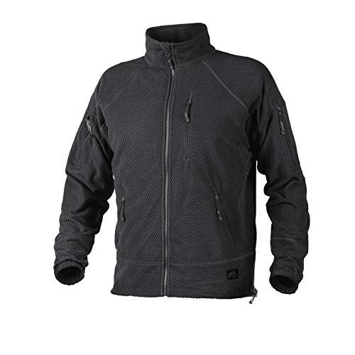 Helikon-Tex Herren Alpha Tactical-Grid Fleece-Jacke Schwarz, M/Regular von Helikon-Tex