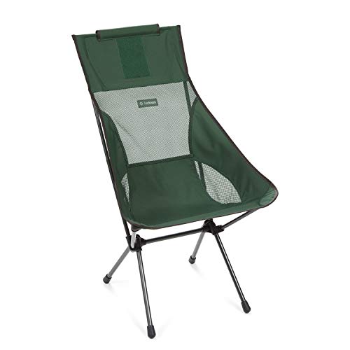 Helinox Sunset Chair | Mit seinem erweiterten Design ist Dieser Stuhl möglicherweise die ultimative Kombination aus Verstaubarkeit, Komfort und Unterstützung (Forest Green) von Helinox